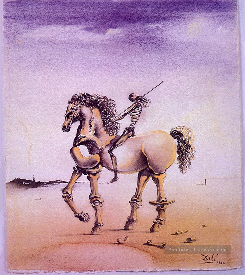Cavallo Metafisco Salvador Dali Peintures à l'huile